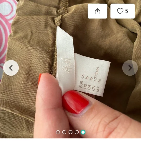 H&M OFF SHOULDER MODAL DRESS - Picture 4 of 5